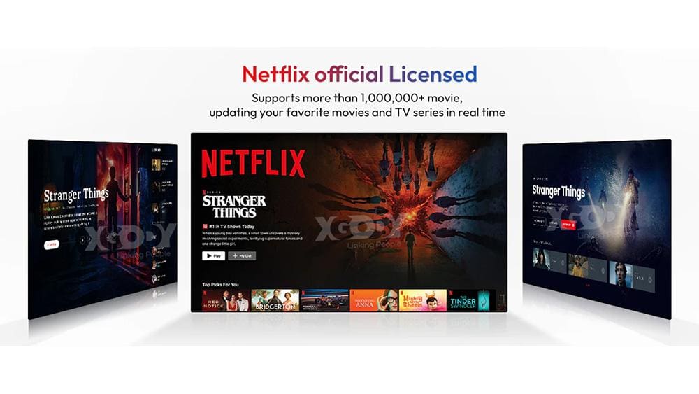 The Gimbal N6 is one of the only projectors on the market that is fully Netflix certified