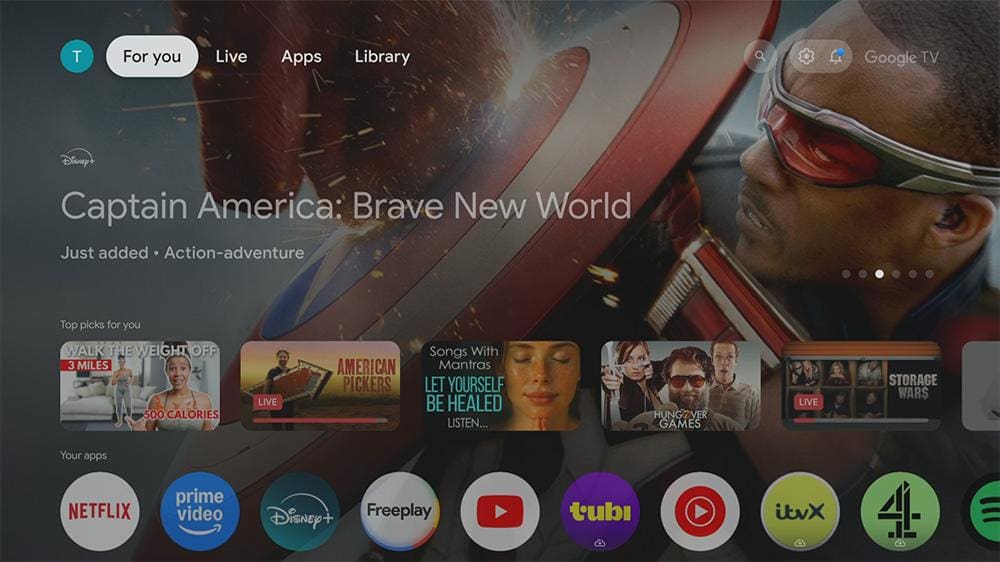 Onn 4K Plus runs on the Google TV operating system