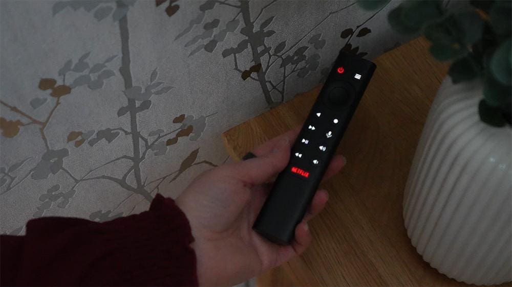 The NVIDIA Shield TV remote