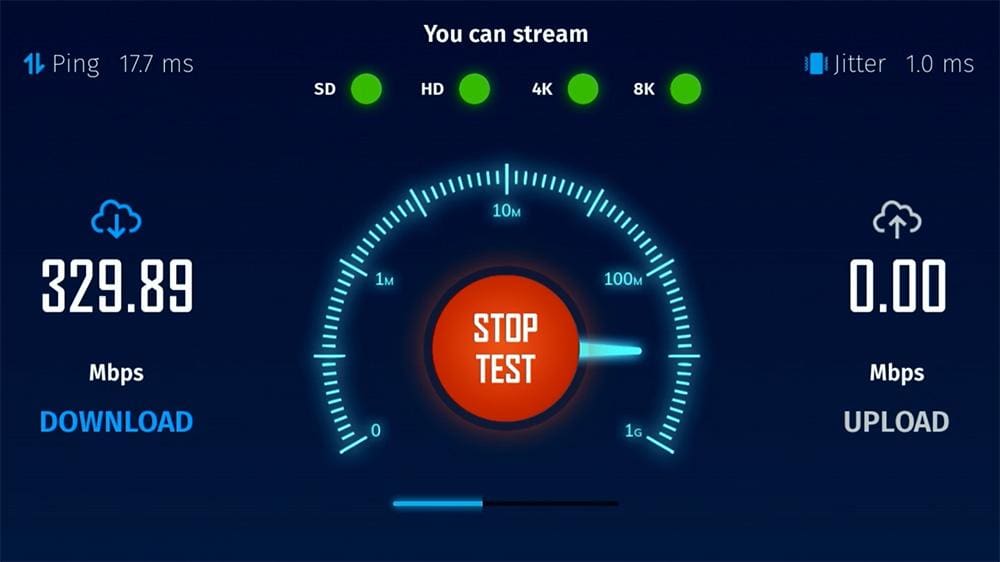 Use a gigabit Ethernet adapter for fast wired speeds on the Thomson Streaming Box Plus 270