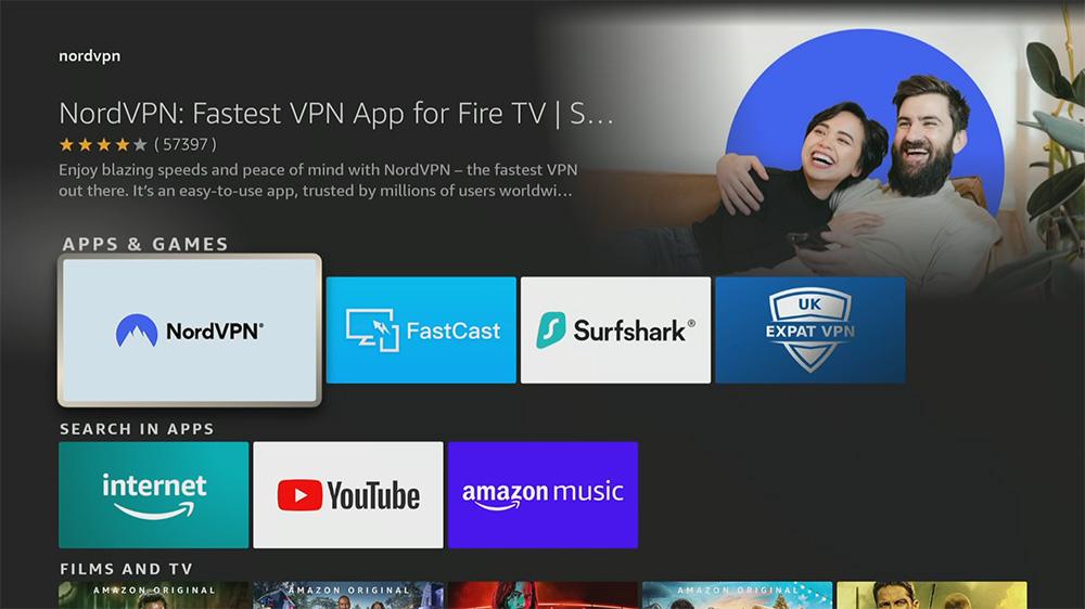 Install NordVPN from the App Store