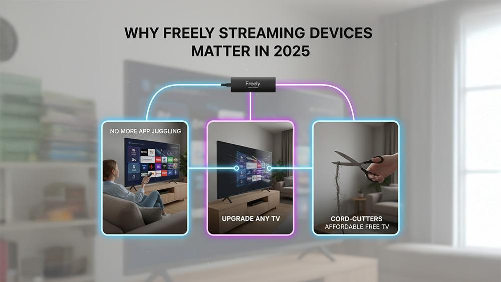 Freely Unveils New Streaming Devices: Plug In & Watch Free UK TV
