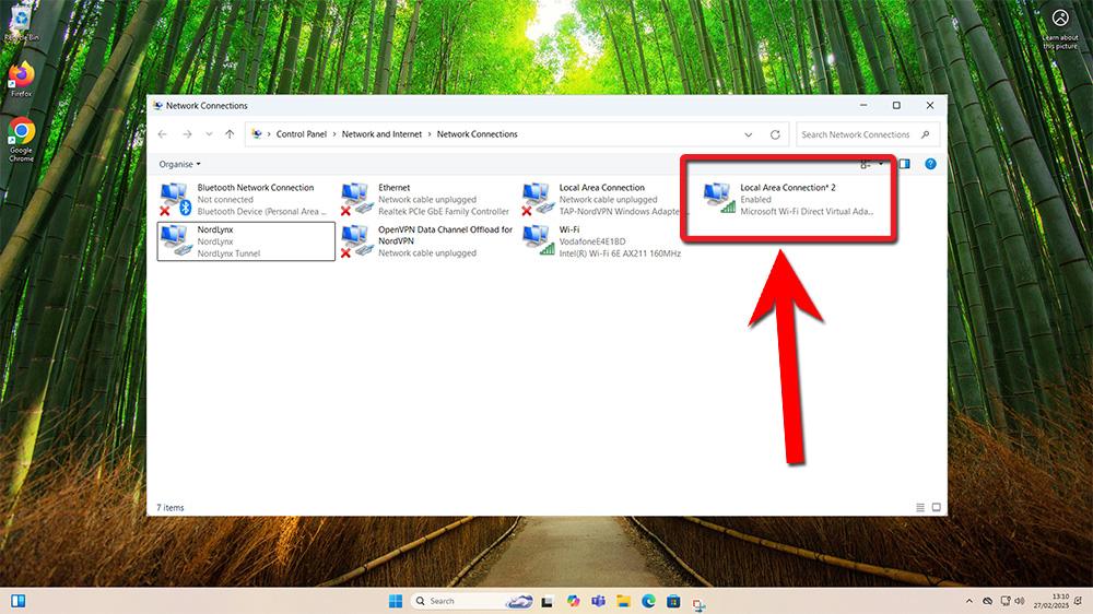 Local Area Connection 2 will likely show when in your Network Connections when you follow this guide to unlock ONN streaming box