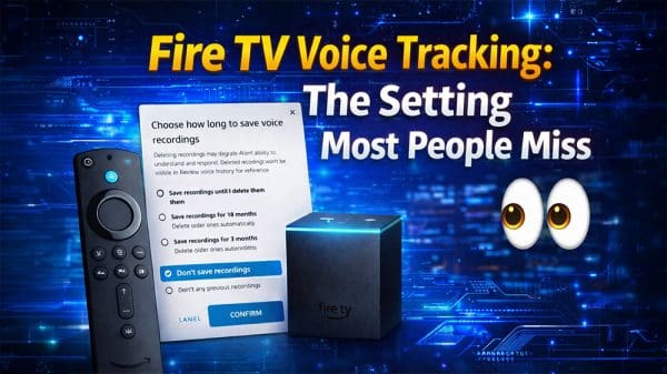 Fire TV Voice Tracking: The Setting Most People Miss