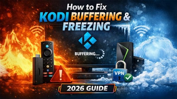 How to fix Kodi buffering and freezing (2026 guide)