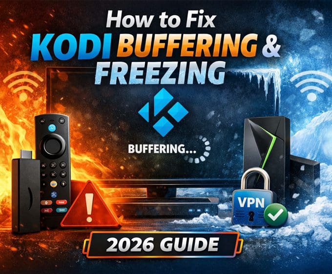 How to fix Kodi buffering and freezing (2026 guide)